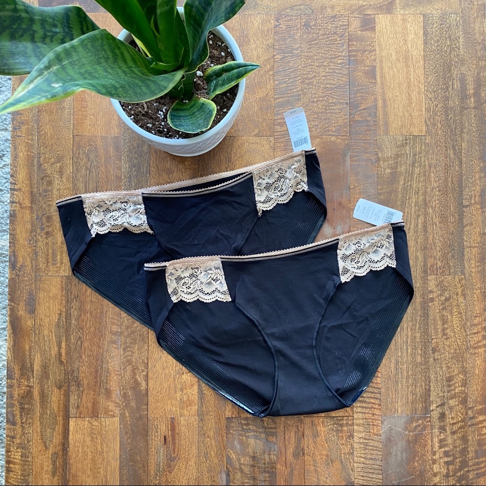 NWT SOMA Vanishing Edge Cotton Blend Lace Bikini